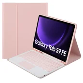 Etui do tabletów - Etui z klawiaturą Bluetooth touchpad do Samsung Galaxy Tab S9 FE (Różowe) - miniaturka - grafika 1