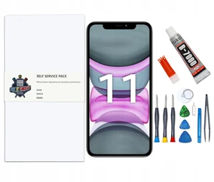 WYŚWIETLACZ EKRAN LCD ZESTAW NAPRAWCZY SAMODZIELNA WYMIANA WYŚWIETLACZA EKRANU IPHONE 11 - Części serwisowe do telefonów - miniaturka - grafika 1