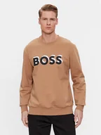 Bluzy męskie - Boss Bluza Soleri 07 50507939 Beżowy Relaxed Fit - miniaturka - grafika 1