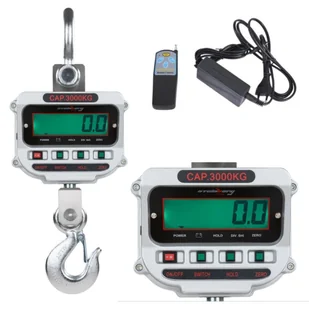 Steinberg Systems Waga hakowa - 3 t / 0,5 kg - LCD SBS-KW-3TC SBS-KW-3TC - Wagi specjalistyczne - miniaturka - grafika 2