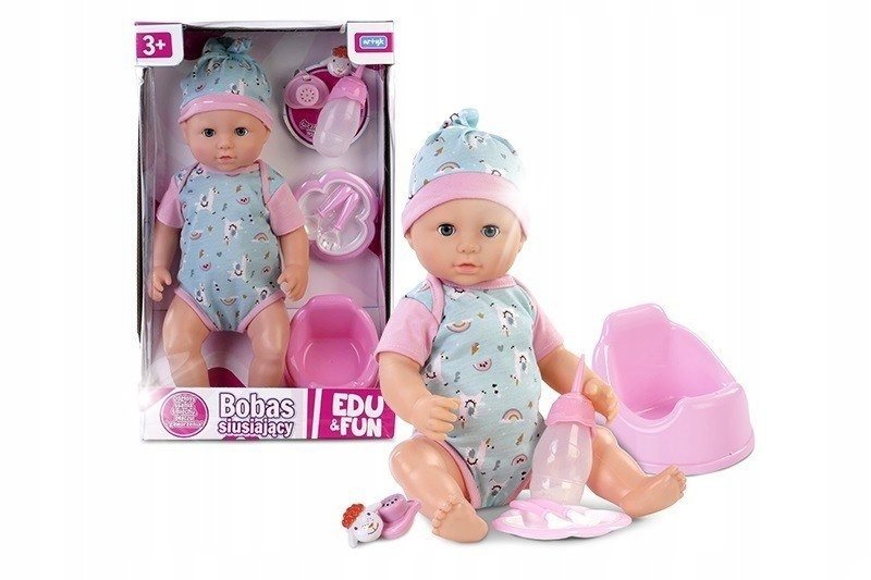 LALKA BOBAS SIUSIAJĄCY NIEMOWLAK GAWORZY PŁACZE 3+