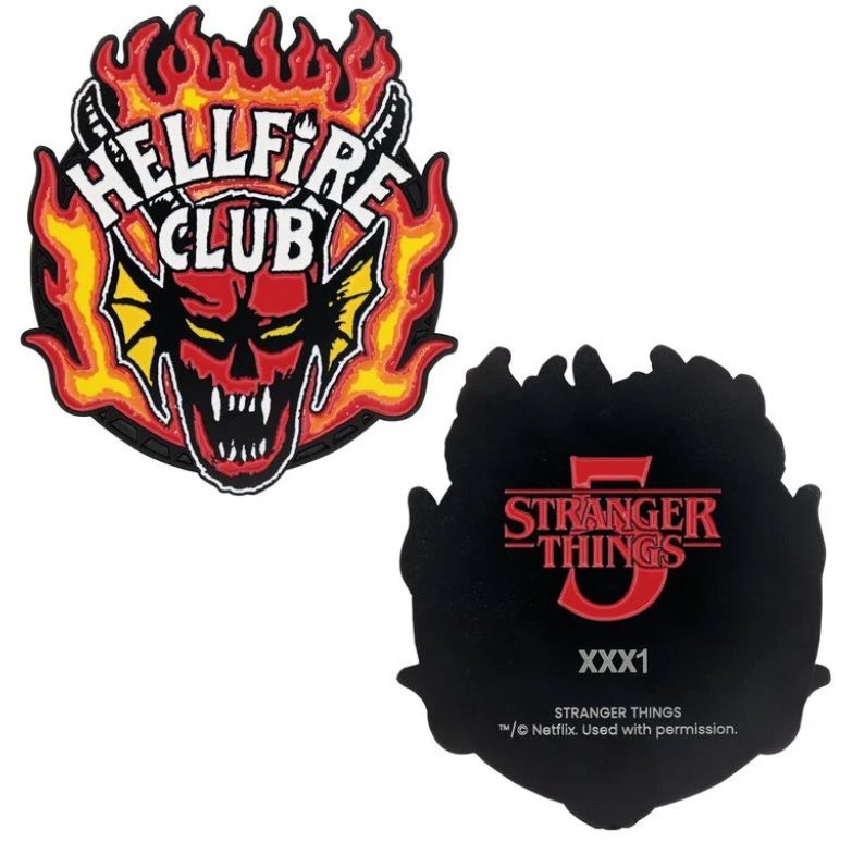 stranger things helfire club medallion replica limited edition