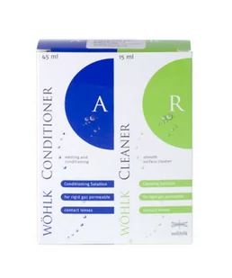 Wöhlk Perfect Cleaner 15ml + Conditioner 45ml - Płyny do soczewek kontaktowych - miniaturka - grafika 1