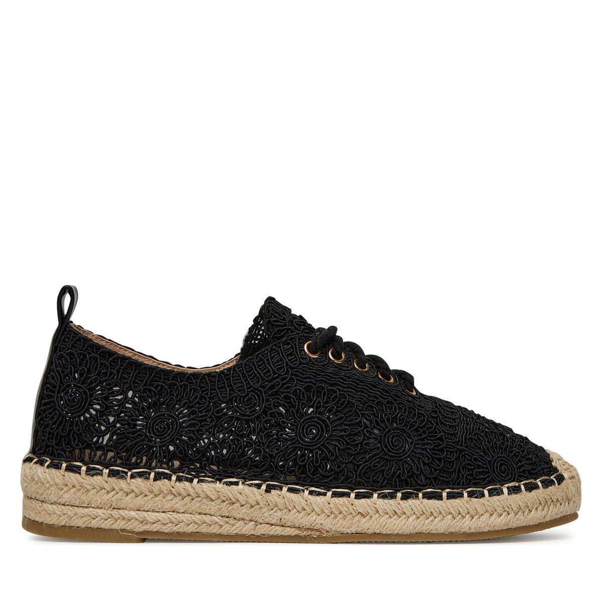 Deezee Espadryle Damskie Czarny 3H33549-1