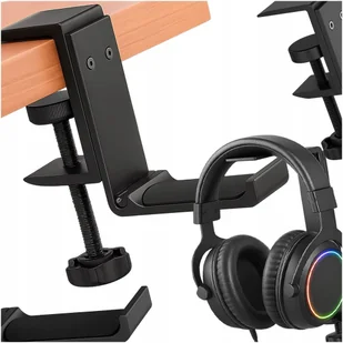 Wieszak Uchwyt Na Słuchawki Torbę Plecak Metalowy Czarny Do Biurka Ściany - Plecaki Wieszak Uchwyt Na Słuchawki Torbę Plecak Metalowy Czarny Do Biurka Ściany - Plecaki - miniaturka - grafika 1