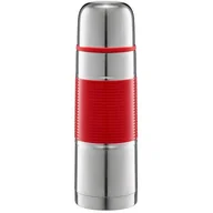 Termosy - Termos AMBITION Gummy 350 ml Srebrno-czerwony - miniaturka - grafika 1