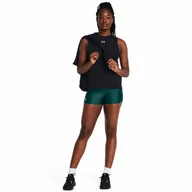 Spodnie sportowe damskie - Damskie legginsy krótkie treningowe Under Armour UA HG Authentics Shorty - zielone - UNDER ARMOUR - miniaturka - grafika 1
