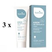 Depilacja - Tanita Express Depilatory Cream For Body błyskawiczny krem do depilacji ciała Kolagen 3x125ml - miniaturka - grafika 1