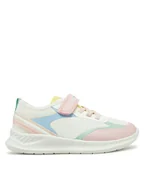 Buty dla dziewczynek - Tommy Hilfiger Sneakersy Low Cut Lace-Up/Velcro Sneaker T1A9-33755-1697 S Kolorowy - miniaturka - grafika 1