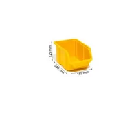 Pozostałe wyposażenie warsztatu - ECOBOX ŚREDNI ŻÓŁTY 155x240x125mm - miniaturka - grafika 1