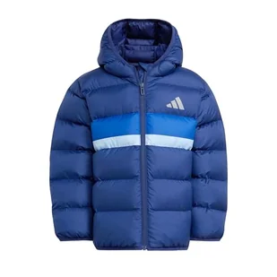 adidas Uniseks - dzieci SYNTHETIC DOWN JACKET, Dark Blue/Royal Blue/Glow Blue, 6-7 Years - Kurtki i płaszcze dla chłopców - miniaturka - grafika 1