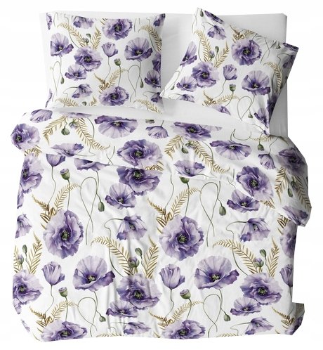 Komplet Pościeli Bawełnianej 160X200 Dwustronna Poduszki 70X80 Bawełna 100%