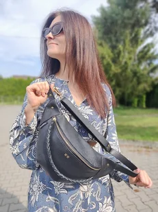 Torebka nerka ze skóry naturalnej - Julie - Torebki damskie - miniaturka - grafika 1