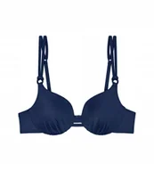 Stroje kąpielowe - Góra Bikini Triumph Summer Mix & Match WP 85E 42E Granat Usztywniana - miniaturka - grafika 1