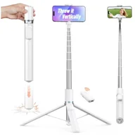 Selfie stick - Uchwyt selfie TELESIN P1-TSS-002 Biały - miniaturka - grafika 1