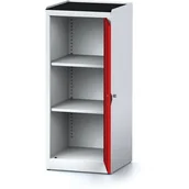 Szafy i regały magazynowe - Alfa 3 Szafa warsztatowa MECHANIC, 1170 x 490 x 500 mm, 2 półki, czerwone drzwi 1262706 - miniaturka - grafika 1