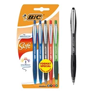 Długopisy - Atlantis Soft BIC Długopisy kulkowe – pasujące kolory, blister 5 sztuk - miniaturka - grafika 1