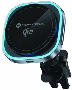 FORCELL F-GRIP Air Mag F-07 Qi2 uchwyt z ładowaniem indukcjnym do kratki kompatybilny z MagSafe srebrny - Uchwyty samochodowe do telefonów FORCELL F-GRIP Air Mag F-07 Qi2 uchwyt z ładowaniem indukcjnym do kratki kompatybilny z MagSafe srebrny - Uchwyty samochodowe do telefonów - miniaturka - grafika 1