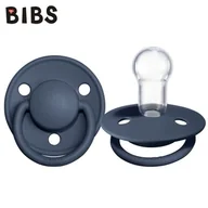 Smoczki uspokajające - BIBS de Lux Steel Blue One Size Smoczek Uspokajający Silikonowy - miniaturka - grafika 1