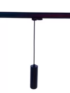 Lampy sufitowe - Light Prestige Snow LP-731/1P 3F BK lampa wisząca zwis do szynoprzewodu 1x50W GU10 3F czarny - miniaturka - grafika 1