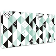 Podkładki na biurko - Podkładka na całe biurko Wzór z geometrycznych figur 100x50 cm - miniaturka - grafika 1