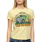 Koszulki i topy damskie - Superdry Neon Motor Graphic Fitted T-shirt damski - miniaturka - grafika 1