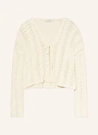 Swetry damskie - By Aylin Koenig Dzianinowe Wdzianko Amelie weiss - miniaturka - grafika 1