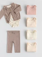 Komplety dla niemowląt - Reserved - Bawełniane body 5 pack - złamana biel - miniaturka - grafika 1