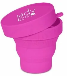 Pojemnik do dezynfekcji kubeczka menstruacyjnego w mikrofalówce, RÓŻOWY, Lady Cup - Kubeczki menstruacyjne - miniaturka - grafika 1