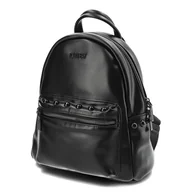 Plecaki - Czarny Modny Plecak Damski Big Star - Big Star Accessories - miniaturka - grafika 1