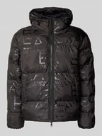 Kurtki męskie - Kurtka pikowana o kroju regular fit z nadrukiem logo na całej powierzchni model ‘MOUNTAIN’ - miniaturka - grafika 1