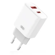 Ładowarki do telefonów - Ładowarka sieciowa XO CE12 20W Biały - miniaturka - grafika 1