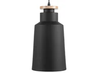 Lampy sufitowe - Beliani Lampa wisząca Lampa wisząca metalowa czarna NEVA 75473 - miniaturka - grafika 1