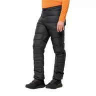 Spodnie sportowe męskie - Męskie spodnie puchowe Jack Wolfskin ATMOSPHERE PANTS M black - S - miniaturka - grafika 1