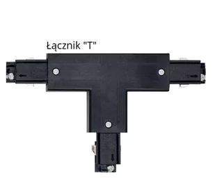 Łącznik T do szyn T-RACK 8040 - Argon - Akcesoria do oświetlenia - miniaturka - grafika 1