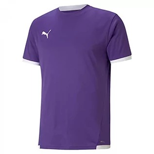 Koszulki męskie - PUMA PUMA Koszulka męska Teamliga Jersey Prism Violet-Puma White L 704917 - grafika 1