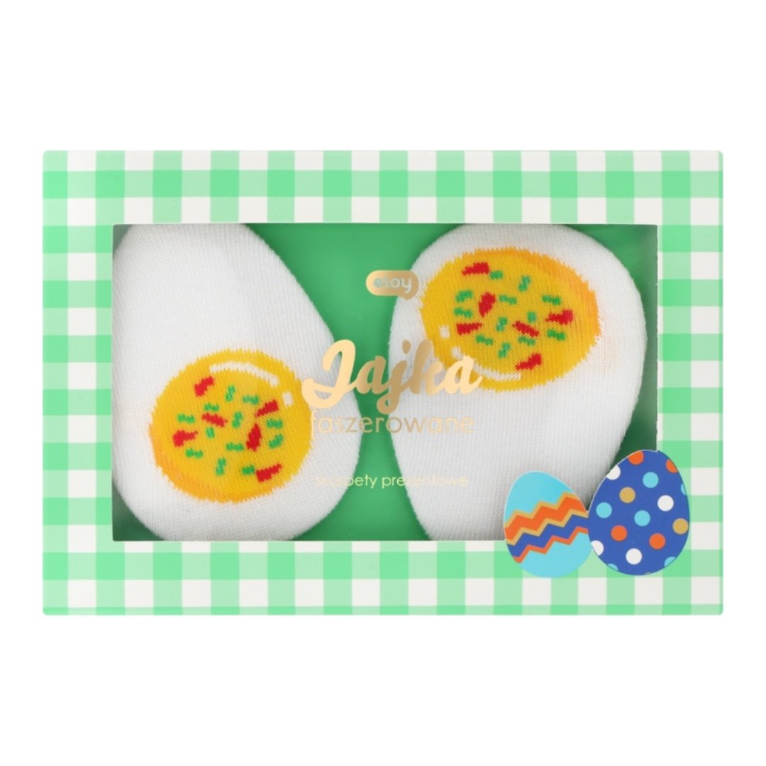 Wielkanocne skarpety prezentowe JAJKA FASZEROWANE 40-45