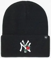 Czapki damskie - CZAPKA ZIMOWA '47 NEW YORK YANKEES NYJ CZARNA ROSE DAMSKA CIEPŁA RÓŻA - miniaturka - grafika 1