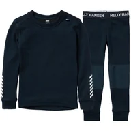 Pozostała odzież narciarska - Helly Hansen K Lifa Merino, komplet dziecięcy, granatowy - miniaturka - grafika 1