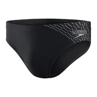 Kąpielówki męskie - Męskie Kąpielówki SPEEDO MEDLEY LOGO 7CM BRF AM 8-09739G692 – Czarny - miniaturka - grafika 1