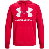 Bluzy męskie - Bluza męska Under Armour Rival Fleece Big Logo HD czerwona 1357093 600-S - miniaturka - grafika 1