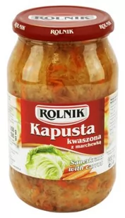 Rolnik Kapusta kwaszona z marchewką 900 ml - Mieszanki warzywne, sałatki - miniaturka - grafika 1
