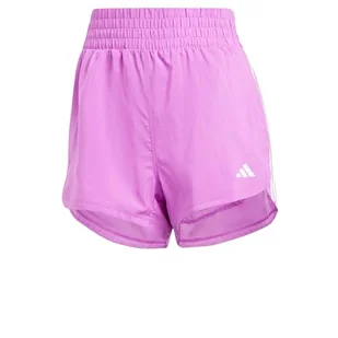 adidas Damskie szorty z wysokim stanem, 3 paski, rozmiar L 12,7 cm - Spodenki damskie - miniaturka - grafika 1