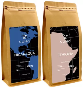 KAWA ZIARNISTA NUNO ETHIOPIA NICARAGUA 2000 G - Kawa - miniaturka - grafika 1
