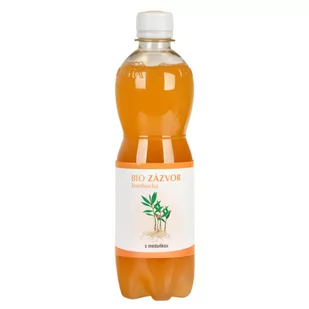 STEVIKOM - Kombucha imbirowa z melisą BIO, 500ml - Soki i napoje niegazowane - miniaturka - grafika 1