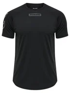 Koszulki sportowe męskie - Hummel Koszulka sportowa "Topaz" w kolorze czarnym - miniaturka - grafika 1