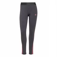 Legginsy - Legginsy damskie adidas Loungwear E szare H07769 XS - miniaturka - grafika 1