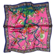 Moda i Uroda OUTLET - Apaszka chustka damska chusta gawroszka PTAK BLUE - miniaturka - grafika 1