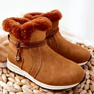 Uggi dziecięcie Big Star BB374058BS 31 Camel (5901437984633) - Buty dla dziewczynek - miniaturka - grafika 1