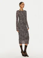 Sukienki - Patrizia Pepe Sukienka koktajlowa 8A1344 J221 YA19 Czarny Regular Fit - miniaturka - grafika 1